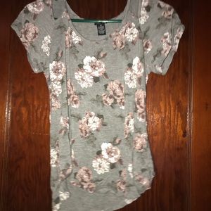 Rue 21 off the shoulder flower shirt